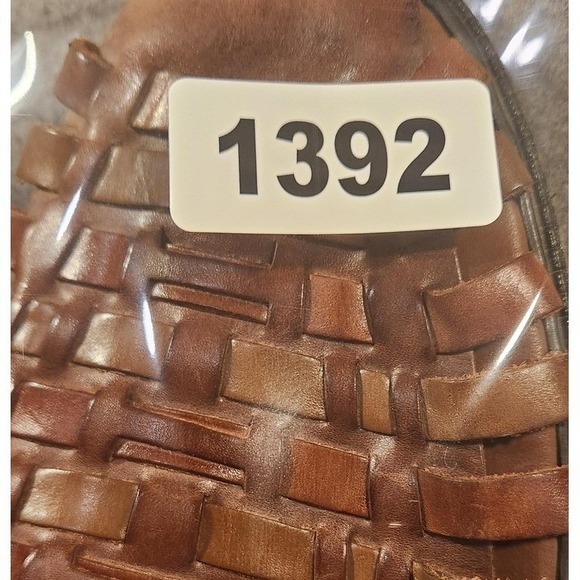 Stacy‎ Adams Sandals Shoes Mens Size 12 Brown Leather Fisherman Buckle Comfort